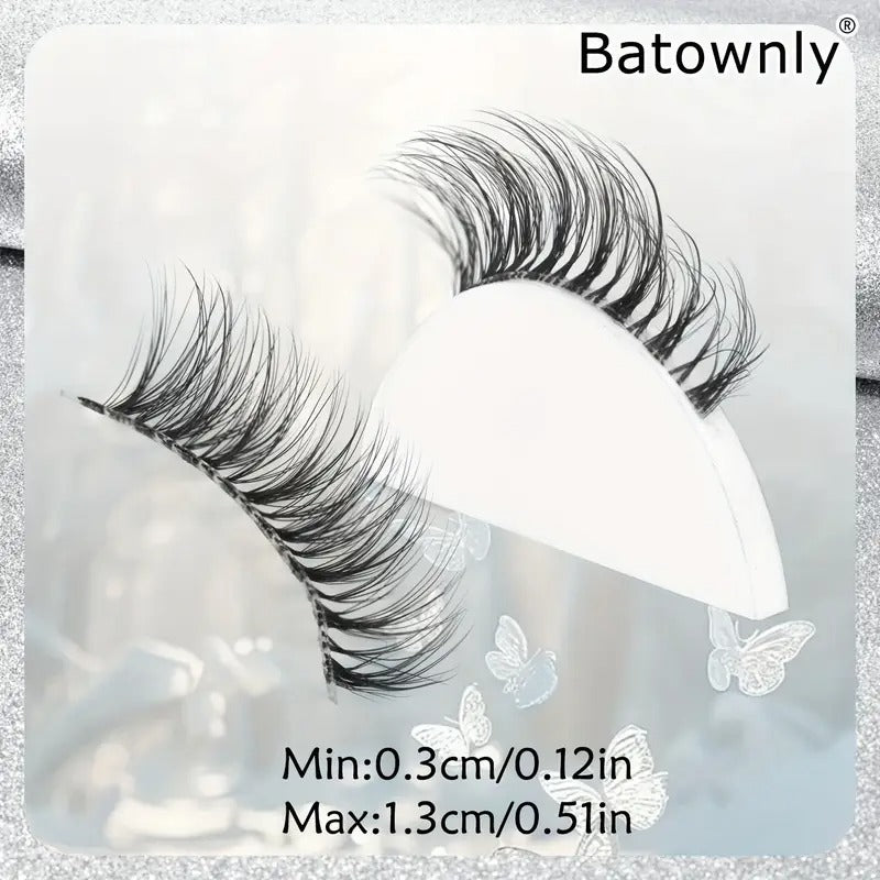 10 Pairs of Lashes, Natural, Curling, Fluffy, Lengthening, Eyelashes Extension 3-13Mm