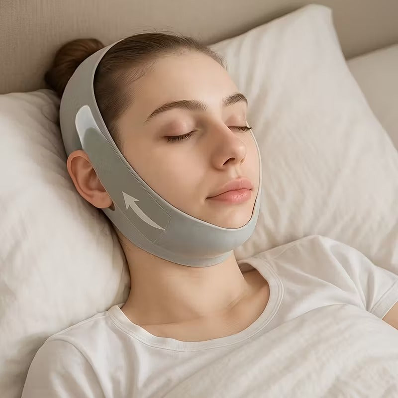 Adjustable V-Face Lifting Mask for Invisible Double Chin, Breathable Material Shape Correction for Men & Women